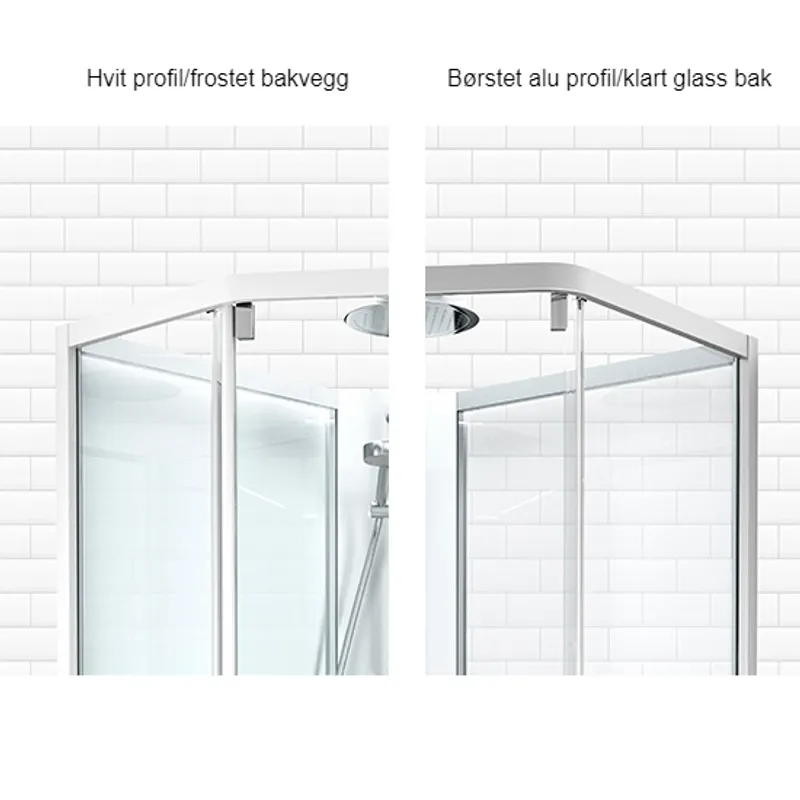 Contura Showerama 10-5 Comfort Pentagonal Dusjkabinett