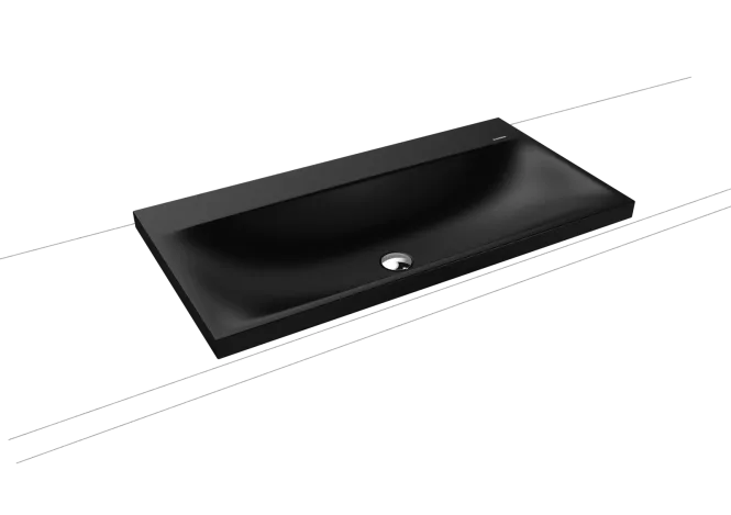 Hovedbilde Kaldewei SILENIO Toppmontert Servant Mod 3041 90x46 cm, Black Matt ...
