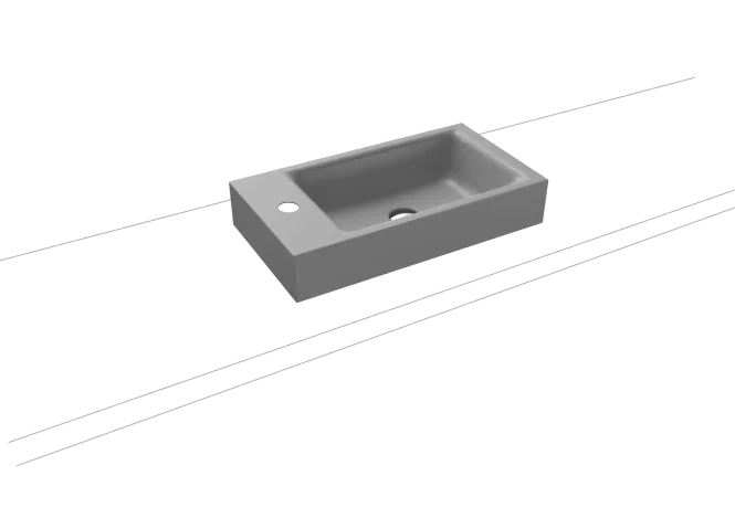 Hovedbilde Kaldewei PURO Mod 3166 Toppmontert Servant, 55x30 cm, Cool Grey 30, 1 ...