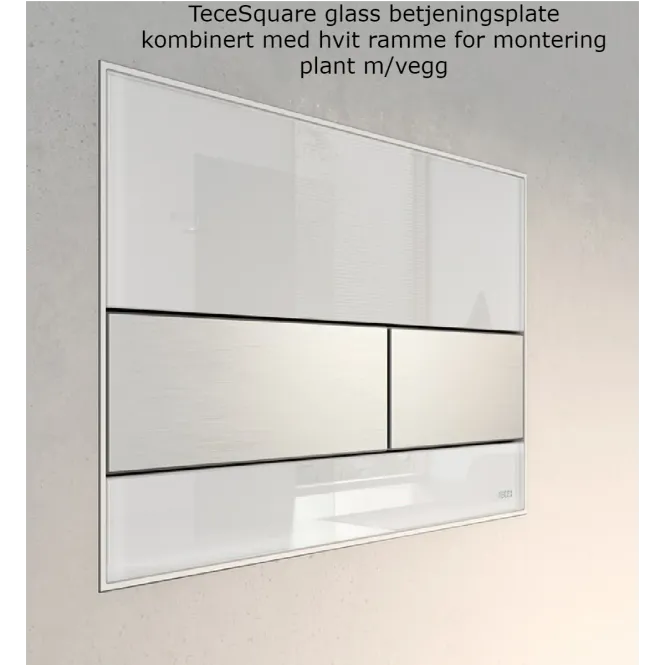 Hovedbilde TECEsquare betjeningsplate - glass