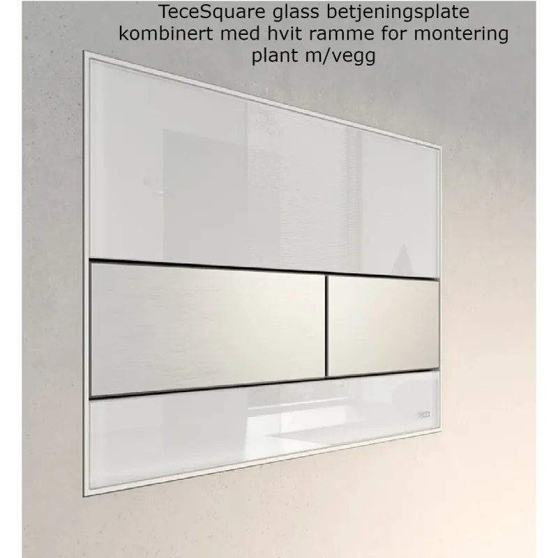 TECEsquare betjeningsplate - glass