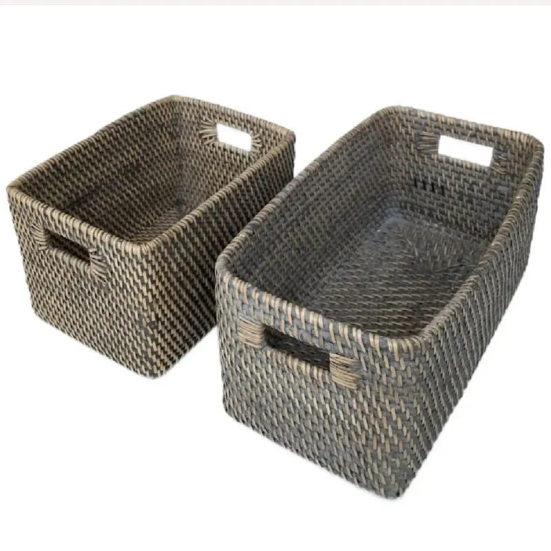 Lombok Grey Wash Oppbevaringsboks
