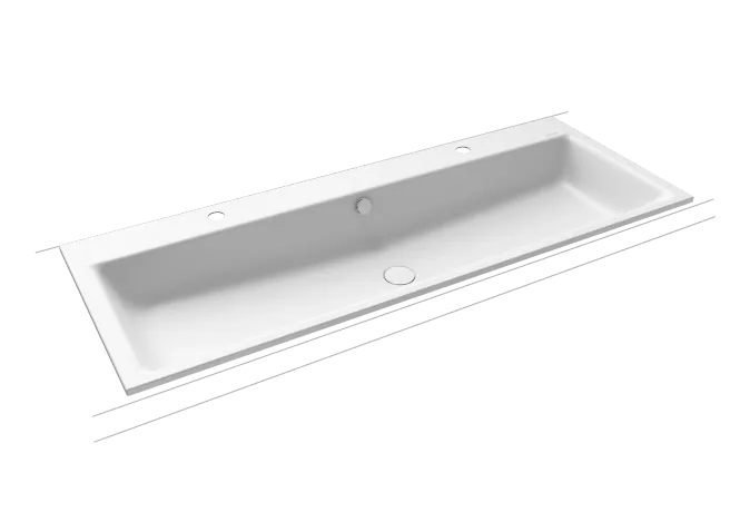 Hovedbilde Kaldewei PURO Mod 3169-D Dobbel Nedfelt Servant, 120x46 cm, Alpine ...