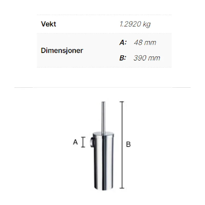 Smedbo Home toalettbørste
