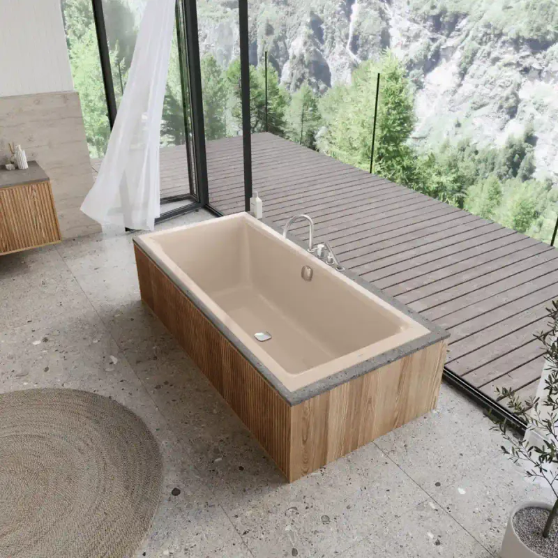 Kaldewei PURO NEXT COMBI Mod 1435 Innebygd Badekar 170x80 cm