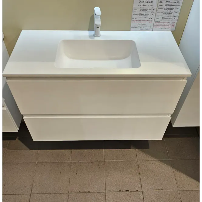 Hovedbilde Quadro Bad Oslo 80 cm servantskap - med servant