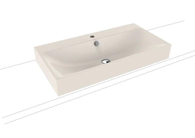 Hovedbilde Kaldewei SILENIO Toppmontert Servant Mod 3043 90x46 cm, Pergamon, 1 ...