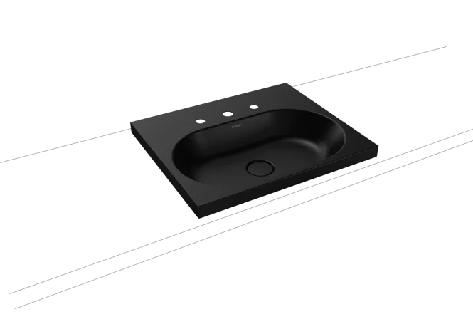 Hovedbilde Kaldewei CENTRO Mod 3055 Toppmontert Servant, 60x50 cm, Black Matt ...