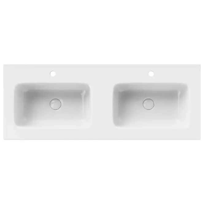 Hovedbilde FossBad Aqua Dobbel Møbelservant 121 cm - Porselen