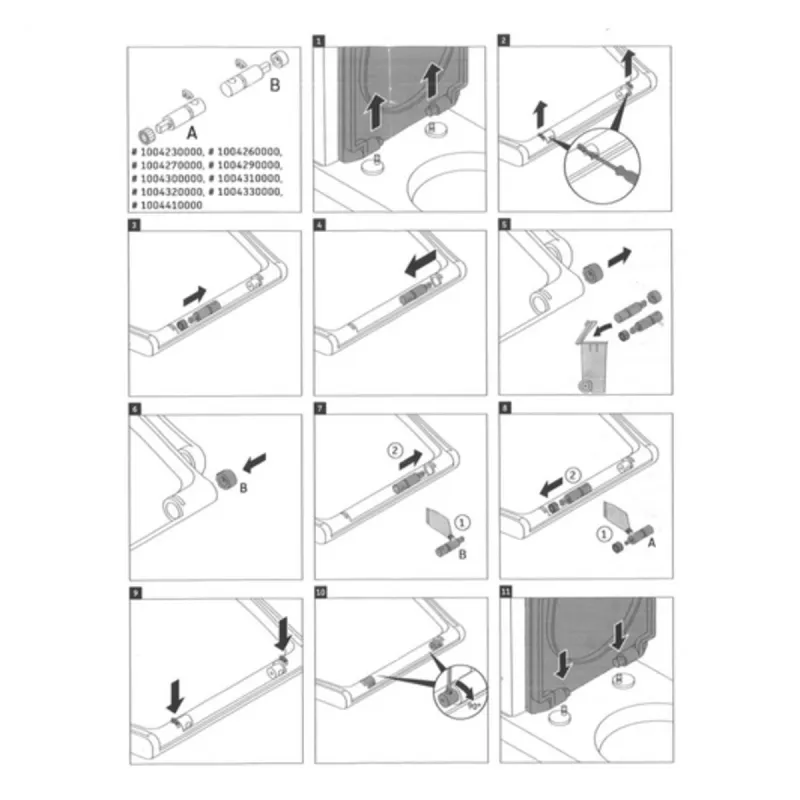 Duravit Dempersett for Starck 3 Toalettsete (2-pk)