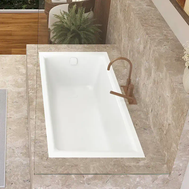 Kaldewei PURO NEXT Mod 1420 Innebygd Badekar 160x70 cm