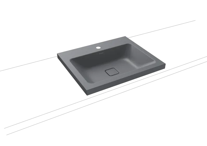 Hovedbilde Kaldewei CONO Mod 3083 Toppmontert Servant, 60x50 cm, Cool Grey 70, 1 ...