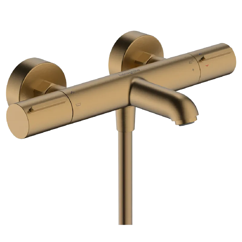 Hansgrohe Ecostat Element Badekarbatteri - Børstet bronse