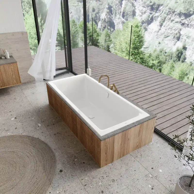 Kaldewei PURO NEXT COMBI Mod 1433 Innebygd Badekar 170x70 cm