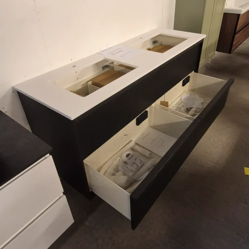 OUTLET: Haven H2/140 Baderomsmøbel Dark Wood - Utstilling