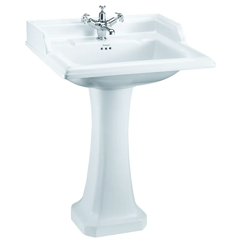 Burlington Classic servant 65x57.5 cm inkl.søyle i hvit