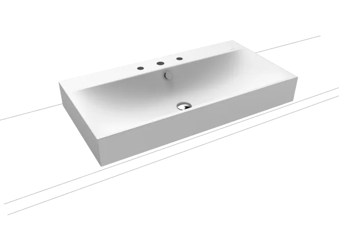 Hovedbilde Kaldewei SILENIO Toppmontert Servant Mod 3043 90x46 cm, Alpine White ...