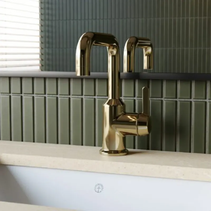 Gustavsberg Ducentic Servantskap 100 cm med Beige Royal Benkeplate og Underlimt Servant