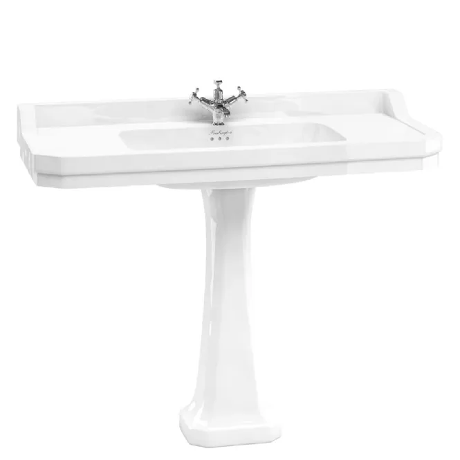 Hovedbilde Burlington Edwardian servant 120x51 cm inkl.søyle i hvit