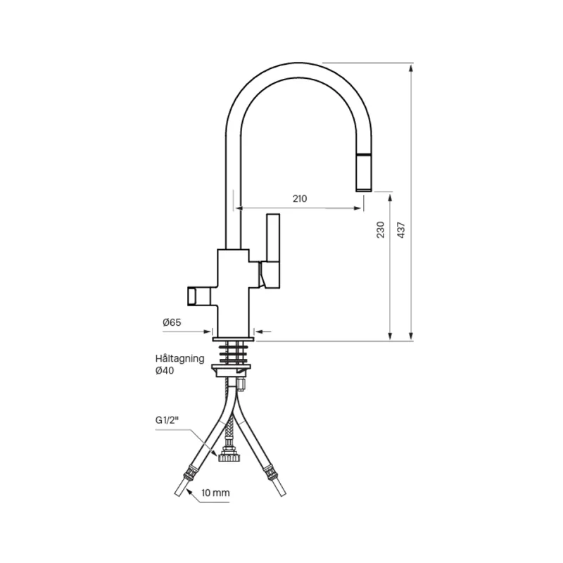 Tapwell ARM385 Kjøkkenbatteri