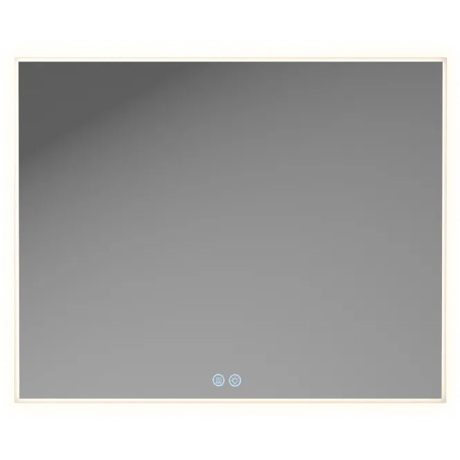 Hovedbilde FossBad Angular Speil 60-120 cm med belysning og varmefelt for ...