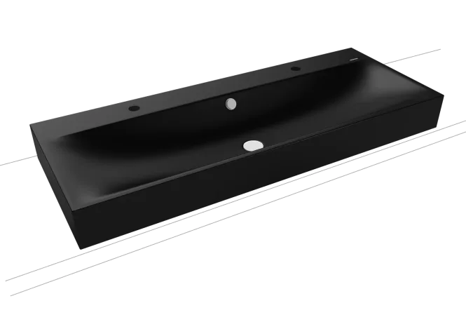 Hovedbilde Kaldewei SILENIO Toppmontert Servant Mod 3049 120x46 cm, Black Matt ...