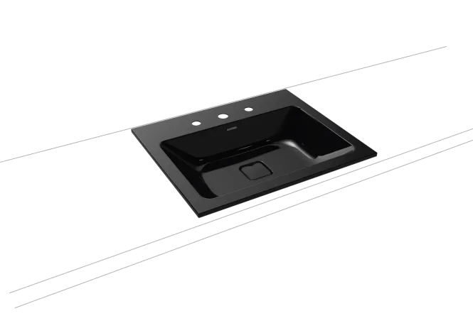 Hovedbilde Kaldewei CONO Mod 3080 Nedfelt Servant, 60x50 cm, Black, 3 kranhull, ...