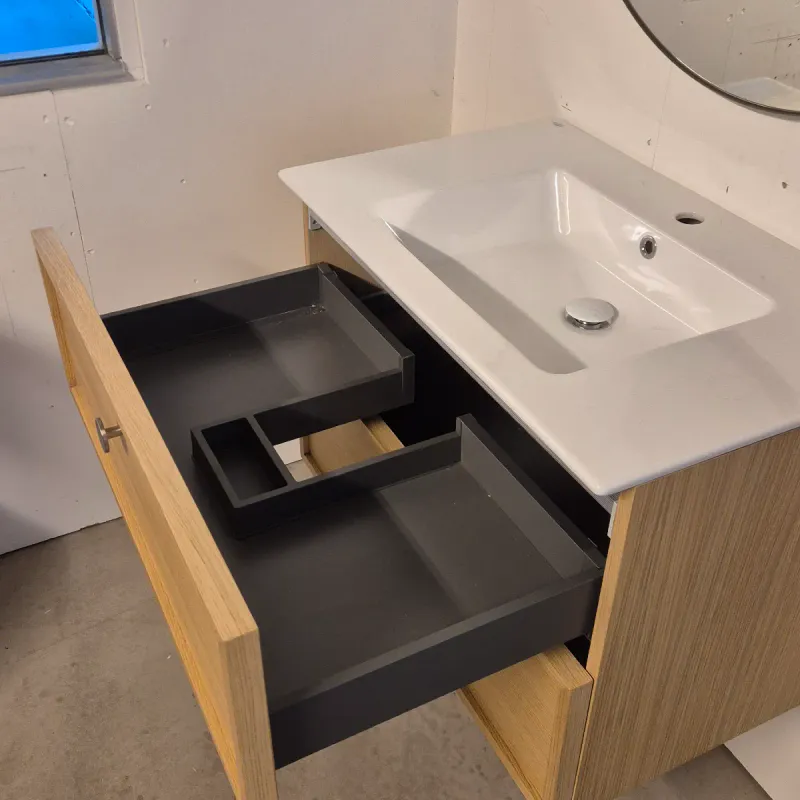 OUTLET: Quadro Bad Nordic Wood 80 cm Baderomsmøbel Eik - Utstilling