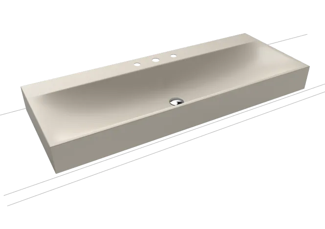 Hovedbilde Kaldewei SILENIO Toppmontert Servant Mod 3049 120x46 cm, Warm Grey ...