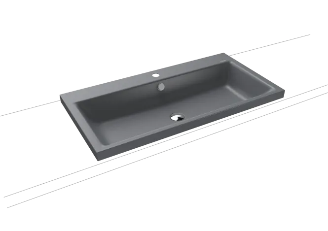 Hovedbilde Kaldewei PURO Mod 3155 Toppmontert Servant, 90x46 cm, Cool Grey 70, 1 ...