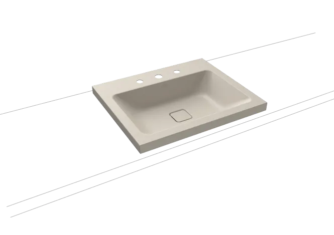 Hovedbilde Kaldewei CONO Mod 3083 Toppmontert Servant, 60x50 cm, Warm Grey 10, 3 ...