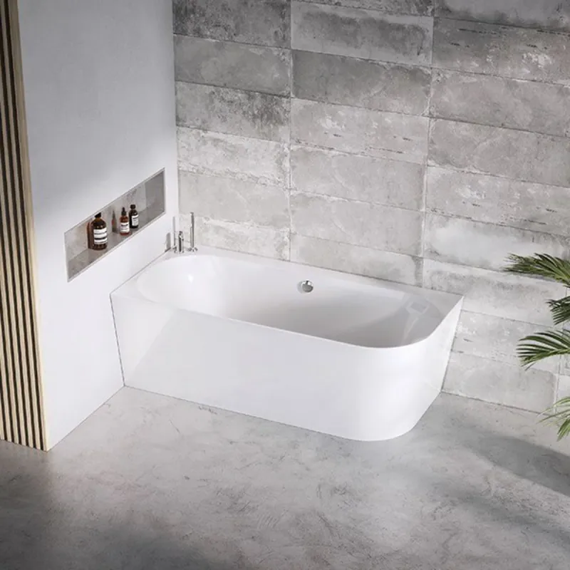 Strømberg Nino Back-To-Corner Badekar 165x75 cm
