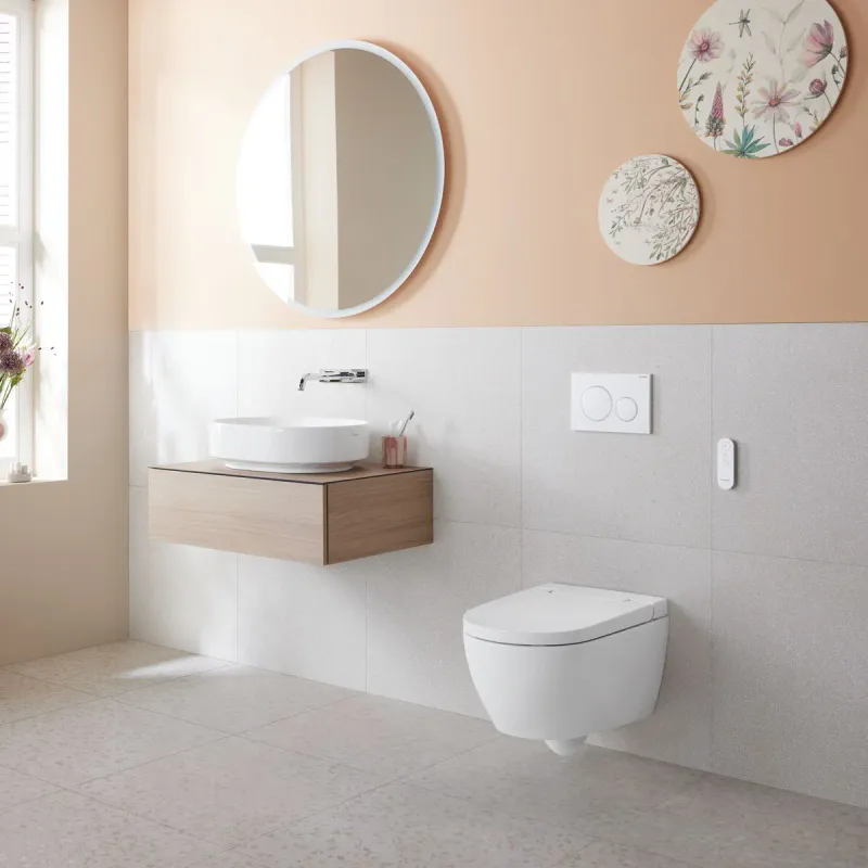 Geberit Aquaclean Alba Vegghengt Dusjtoalett