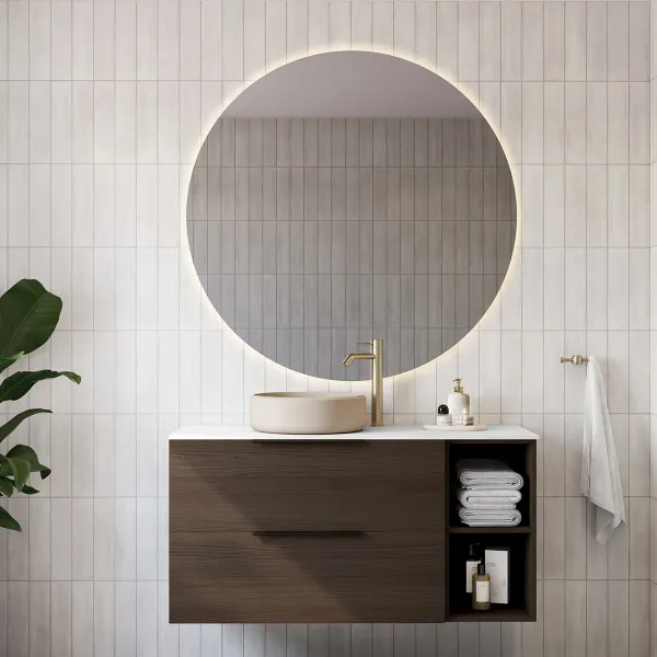 Hovedbilde FossBad Benkeplate Dekton Neural 61-151 cm