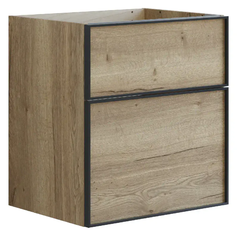Dansani Inzo Urban Servantskap 60x44 cm med sort ramme for enkel servant