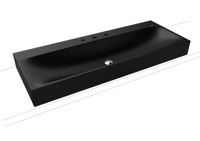 Hovedbilde Kaldewei SILENIO Toppmontert Servant Mod 3049 120x46 cm, Black Matt ...