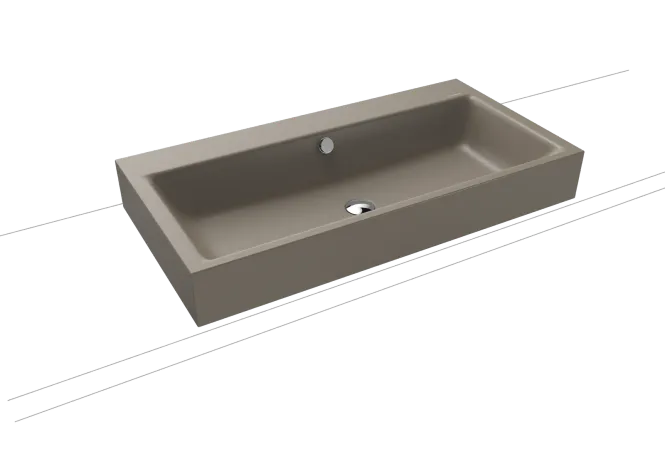 Hovedbilde Kaldewei PURO Mod 3158 Toppmontert Servant, 90x46 cm, Warm Grey 60, 0 ...