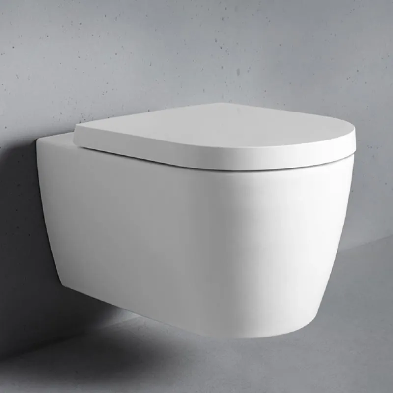 Duravit Me by Starck 57 cm Rimless Vegghengt Toalett - Hvit