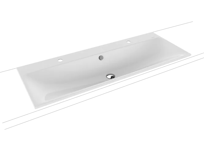 Hovedbilde Kaldewei SILENIO Nedfelt Servant Mod 3039 120x46 cm, Alpine White, 2 ...