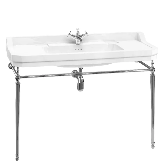 Hovedbilde Burlington Edwardian servant 120x51 cm inkl.rørstativ i krom