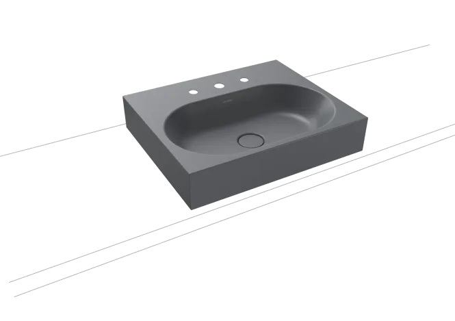 Hovedbilde Kaldewei CENTRO Mod 3057 Toppmontert Servant, 60x50 cm, Cool Grey 70, ...