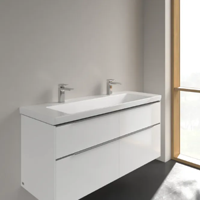 Hovedbilde Villeroy & Boch Subway 3.0 enkel møbelservant 130 cm med kranhull