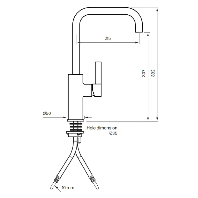 Hovedbilde Tapwell ARM980 kjøkkenbatteri