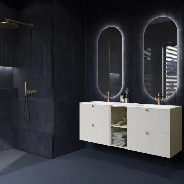 Hovedbilde FossBad Dis Møbelservant 121-161 cm - Corian