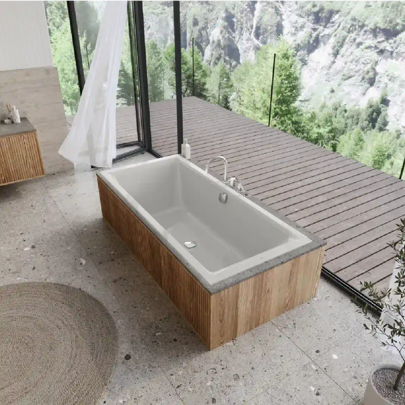 Kaldewei PURO NEXT DUO Mod 1438 Innebygd Badekar 170x75 cm