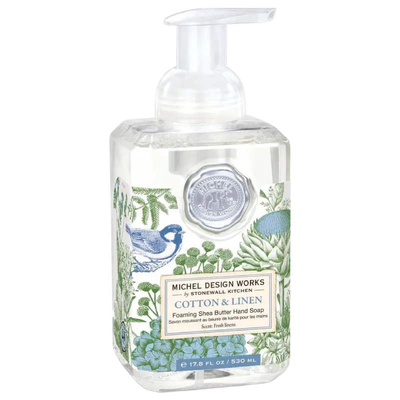 Michel Design Works Cotton & Linen Skummende Håndsåpe 530 ml