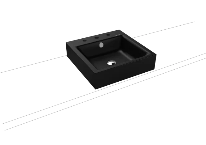 Hovedbilde Kaldewei PURO Mod 3156 Toppmontert Servant, 46x46 cm, Black Matt 100, ...