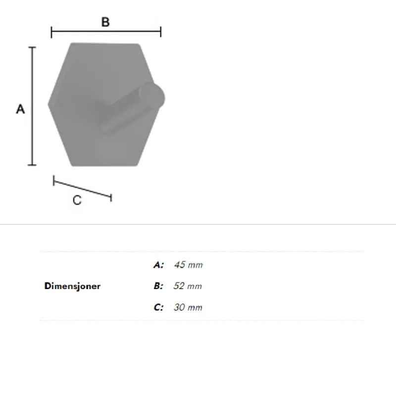 Beslagsboden krok mini
