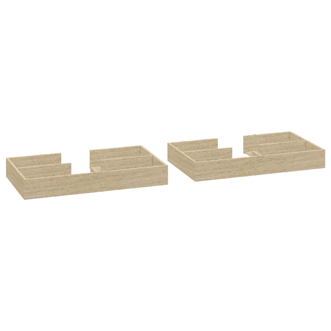 Hovedbilde Dansani Innredningspakke øverste skuff 120x44 til Mido+