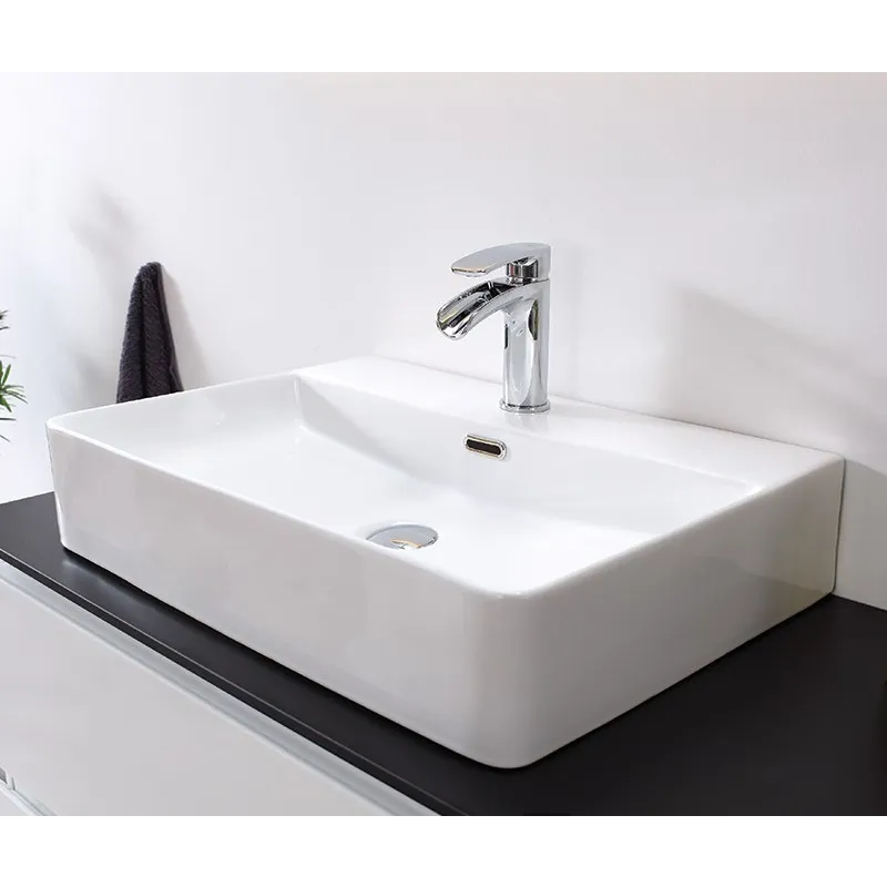 Scala Bad Alonzo servant 40-60,5 cm toppmontert hvit/sort